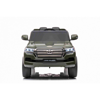 Toyota Land Cruiser na akumulator Zielony + Pilot + Schowek + EVA + Wolny Start + LED MP3